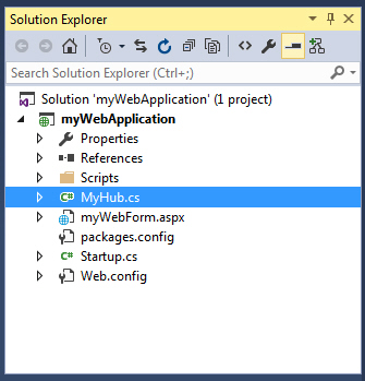 ASP.Net SignalR Database Table