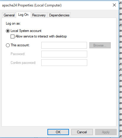 apache service