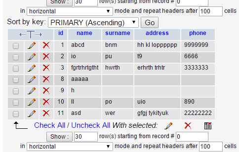 database