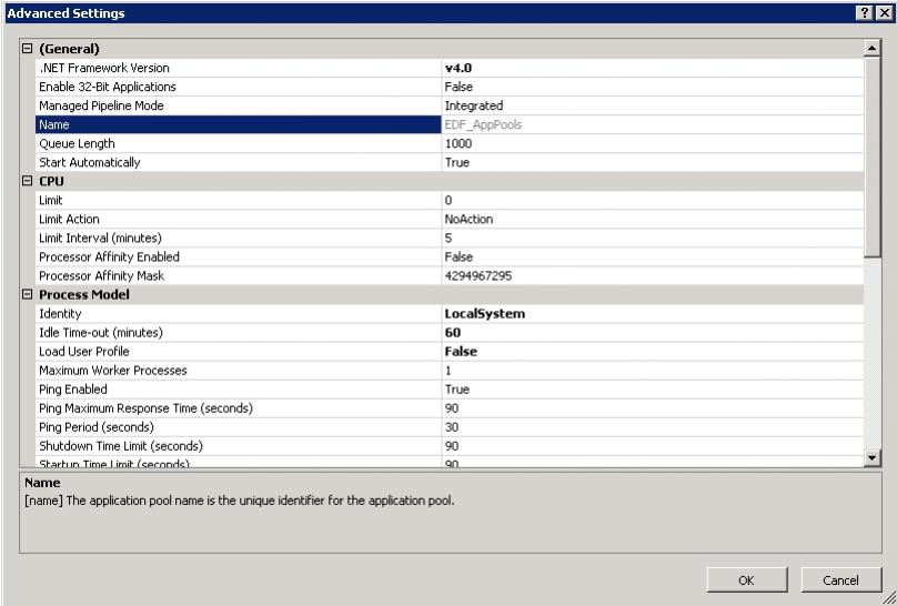 Config Apppication Pools