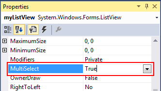 Windows Form ListView Windows Form ListView