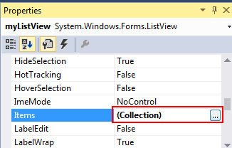 Windows Form ListView Windows Form ListView