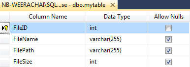 Windows Form Upload File to Database