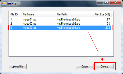 Windows Form Upload File to Database Windows Form Upload File to Database