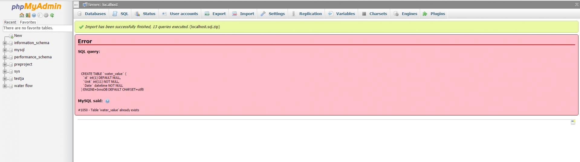import error