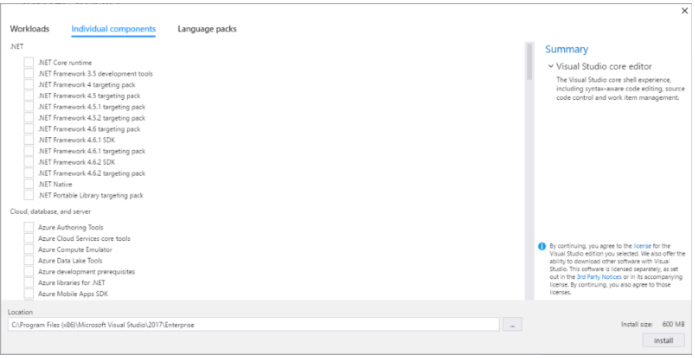 Visual Studio 2017