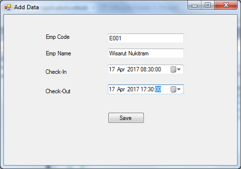 DateTimePicker Insert Database DateTimePicker Insert Database