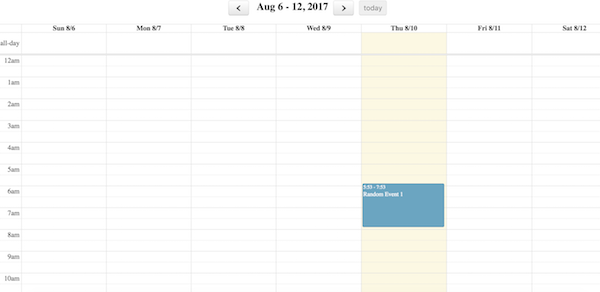  FullCalendar-5