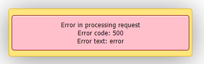 error