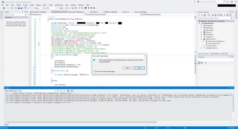 Error calling Store Procedure Error calling Store Procedure