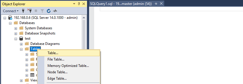 Sql Server Express Table CI เชื่อมต่อ SQL SERVER Express