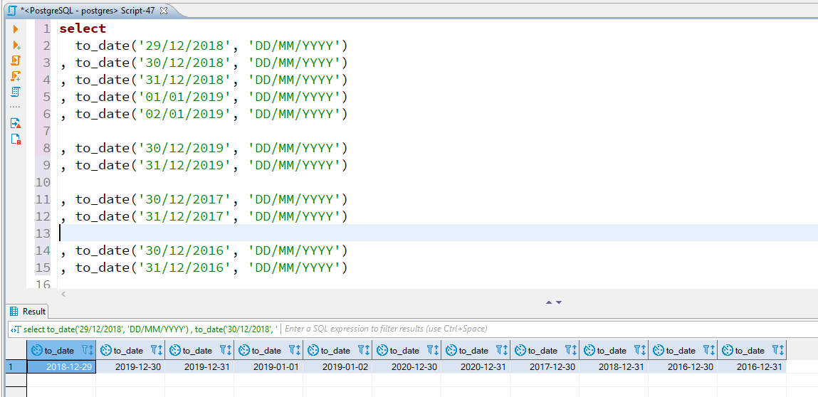 postgresql postgresql