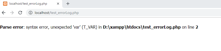 แสดง error แสดง error