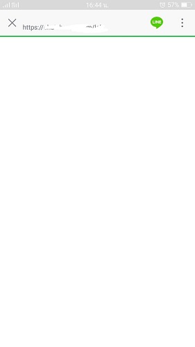 ปัญหา LINE เปิด Link ใน Chat แล้วจอขาว