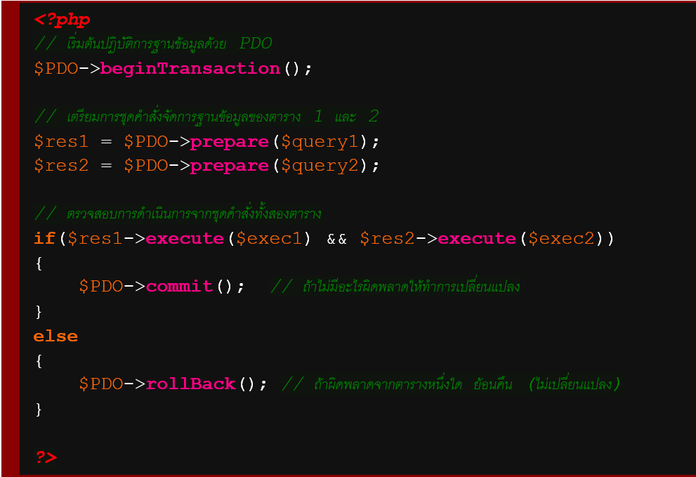 PDO Insert Multiple Tables to Database