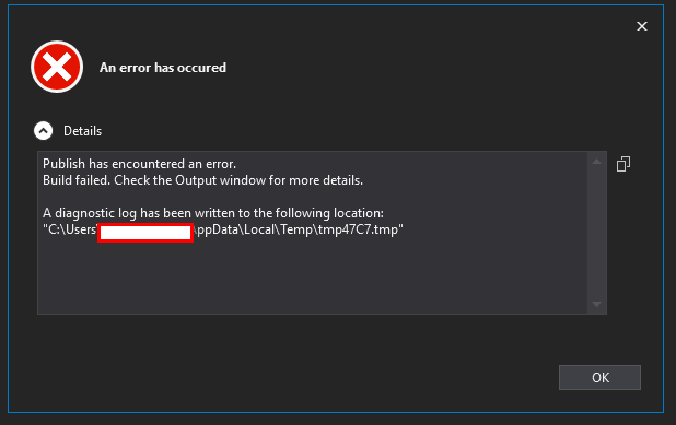 buid project web app error 1