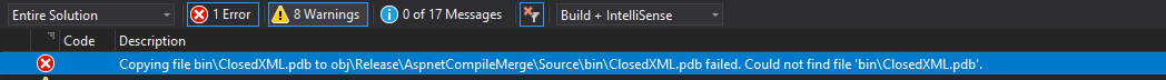 buid project web app error 2