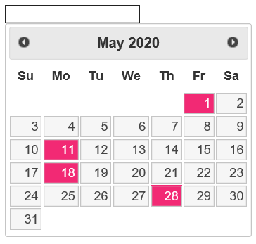 datepicker