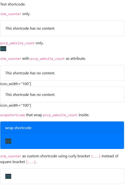 custom shortcode curly bracket