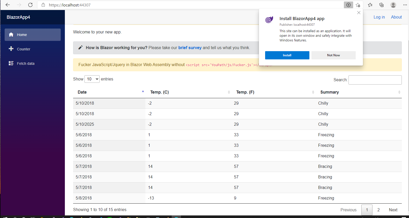 Blazor04 Blazor04
