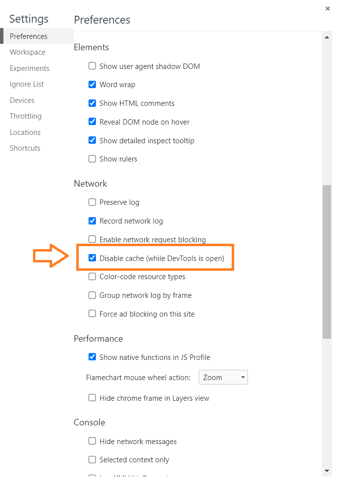 ปิด cache ใน chrome ปิด cache ใน chrome