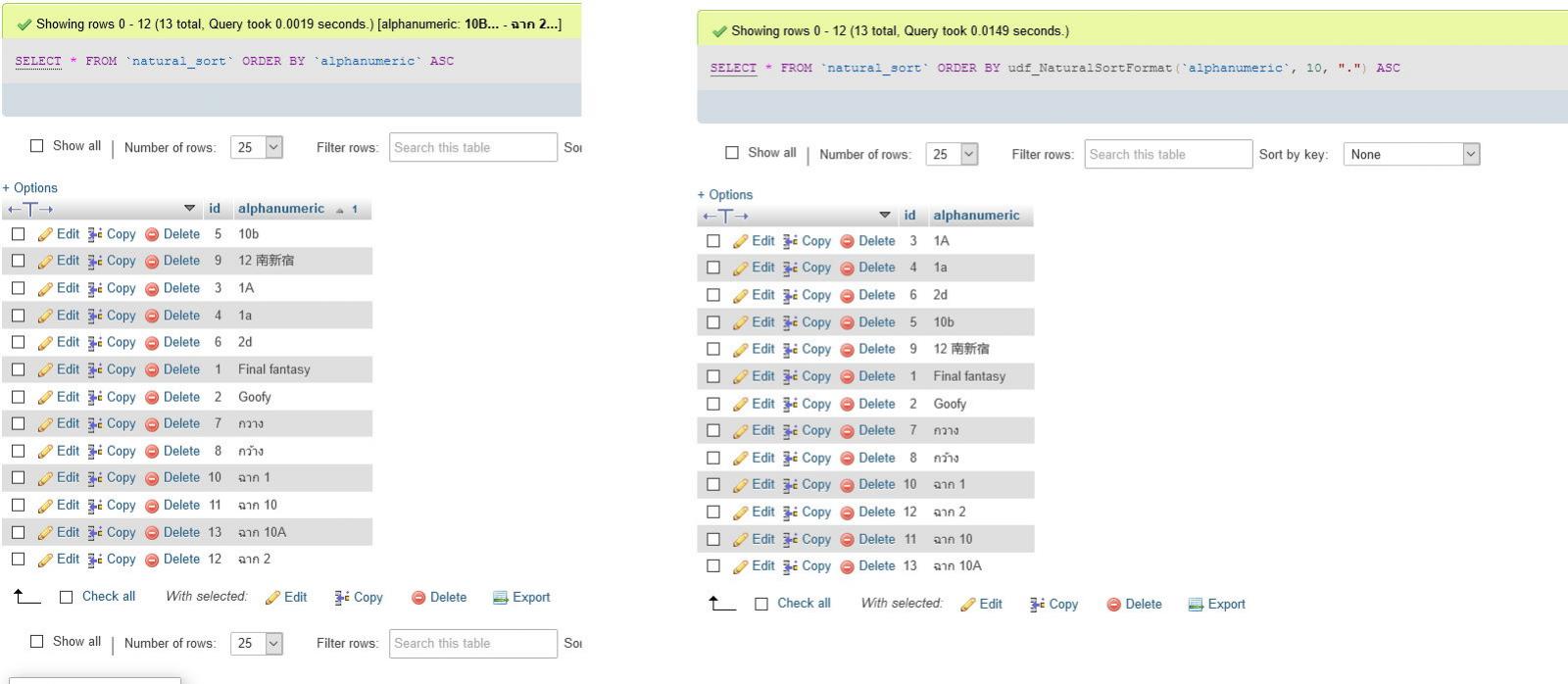 mysql nat sort