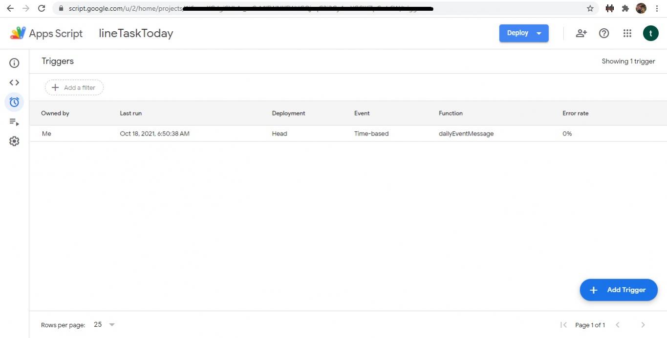 Google app script