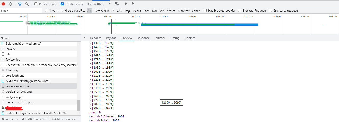Ajax->Server Side