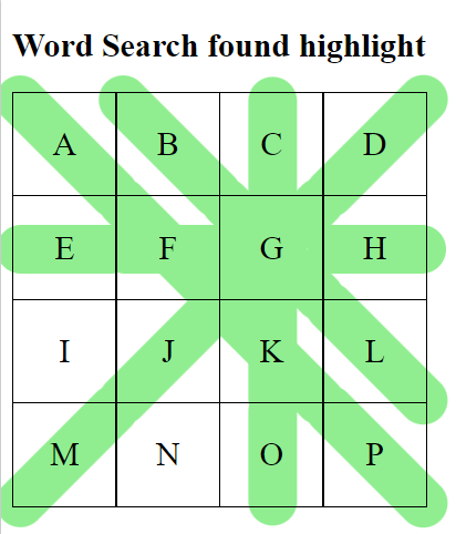 Word Highlight Word Highlight