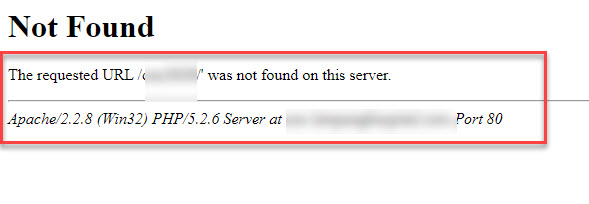ไม่อยากให้แสดง Apache/2.2.8 (Win32) PHP/5.2.6 Server at Port 80 ขึ้นมา ...