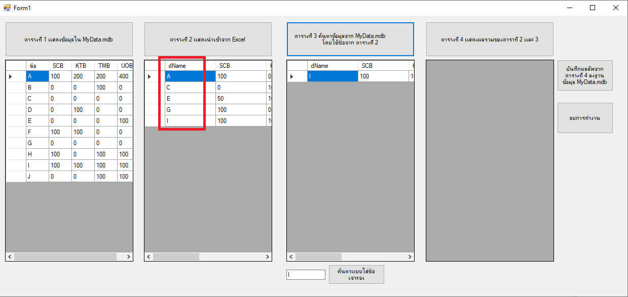 ตัวอย่างโปรแกรม ตัวอย่างโปรแกรม