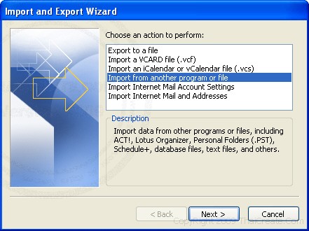 Backup & Restore Microsoft Outlook 2003