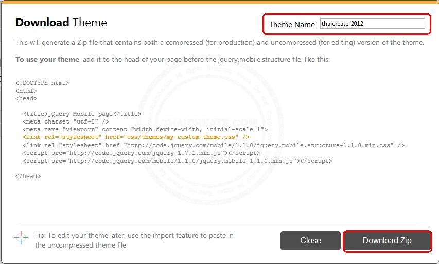 jQuery Mobile Theme Roller jQuery Mobile Theme Roller