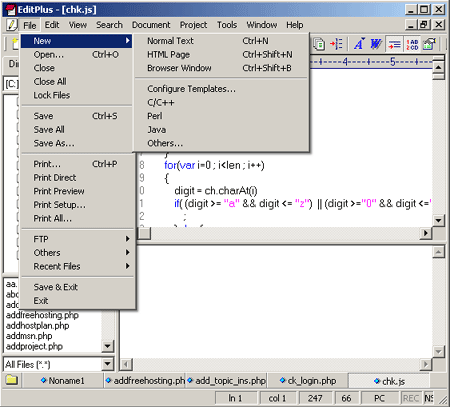 Editplus - Text Editor And Html Editor