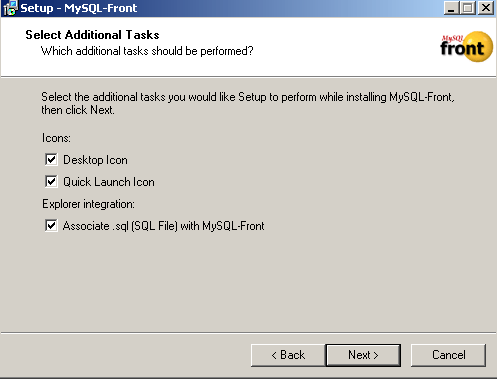 Sql Front MySQL-Front 3.0