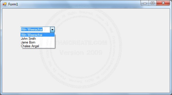 DataGridView , ComboBox , ListBox