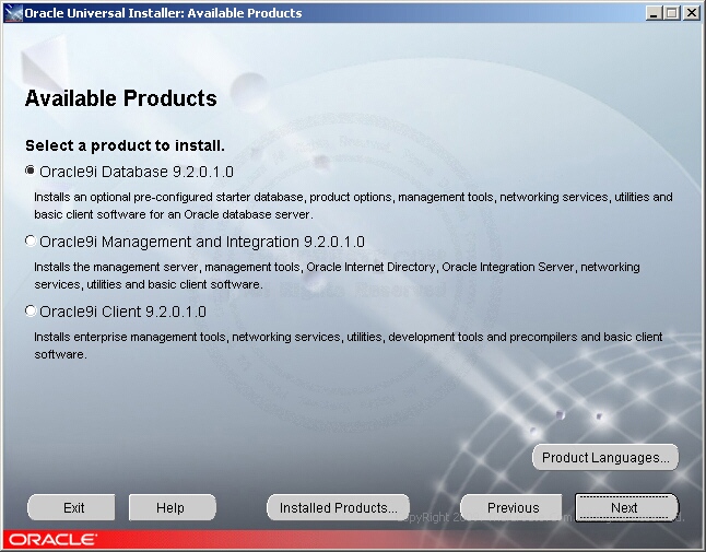 Install Oracle