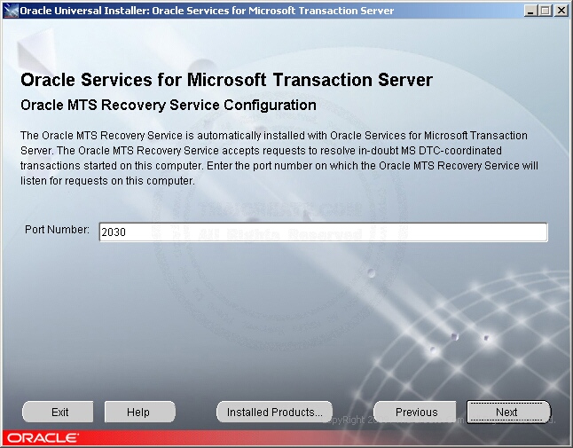 Install Oracle