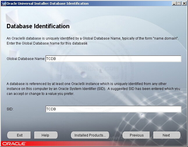 Install Oracle