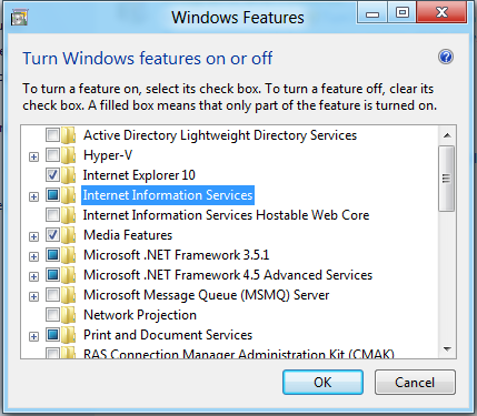 IIS8 and Windows 8 Developer Preview