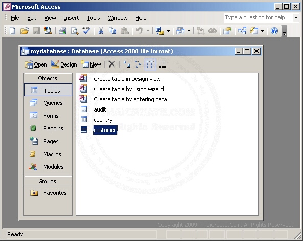 Access Output Microsoft Access Import/Export