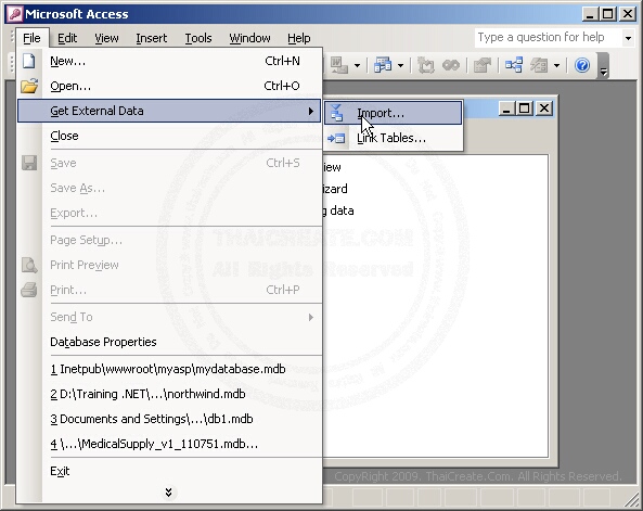 Access Import