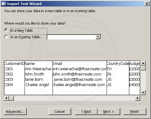 Access Import