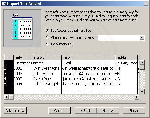 Access Import