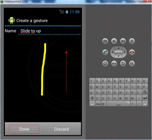 Android Gestures Sliding