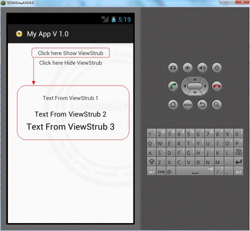 ViewStub - Android Widgets