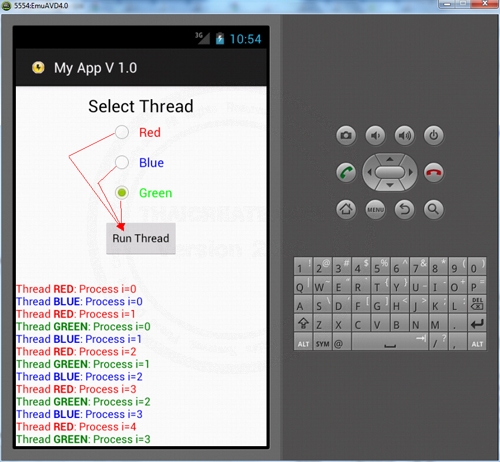 Android Thread and Handler