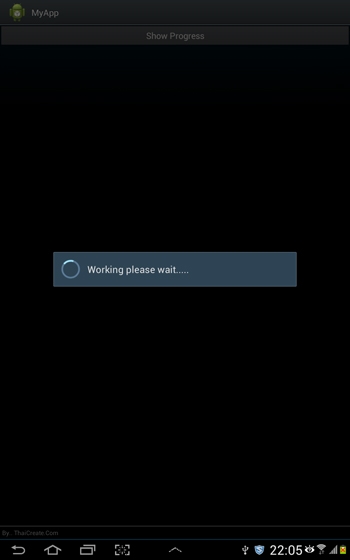 Android AsyncTask and ProgressDialog 