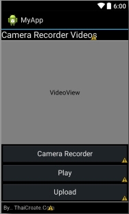 Android Recording Video and Upload file to Server (PHP/Upload) Android Recording Video and Upload file to Server (PHP/Upload)