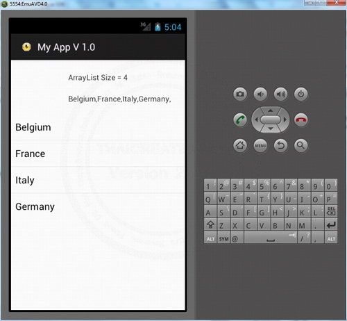 Android and ArrayList (Java)